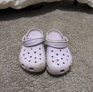Purple Crocs